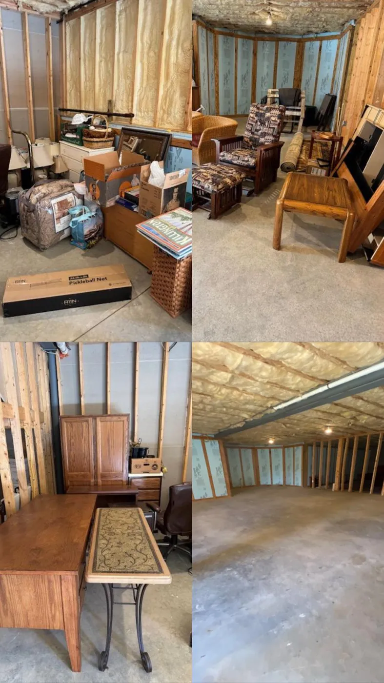 Storage space cleanout